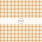 Brown and Cream Plaid Fabric by the Yard.