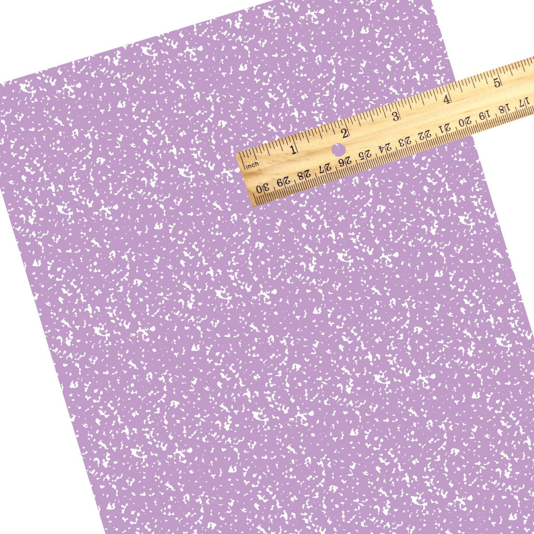 Pastel Purple Composition Faux Leather Sheets