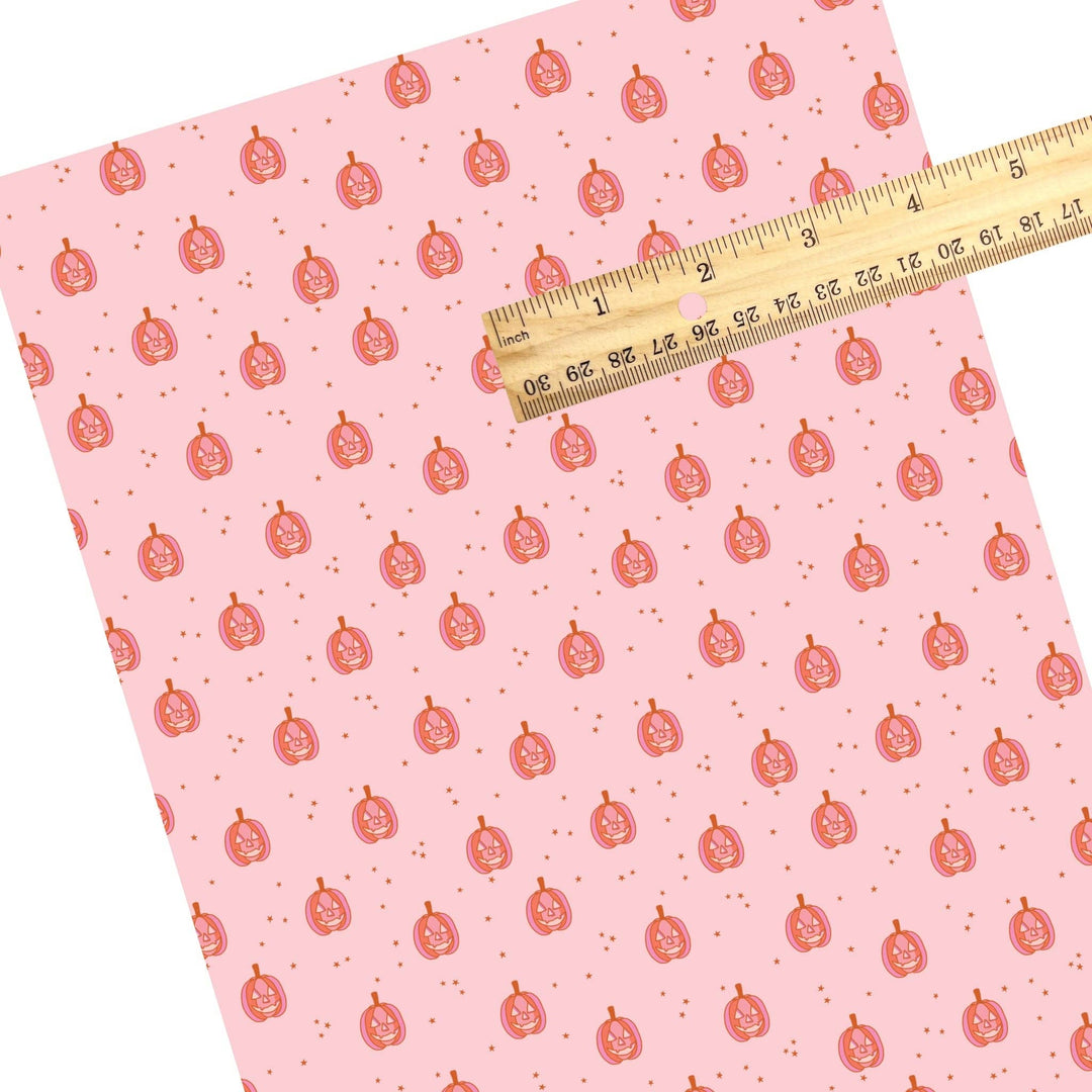 Scattered Jack Stars Faux Leather Sheets