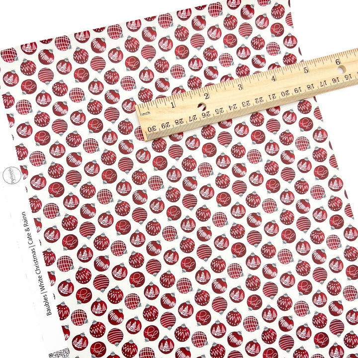 White Christmas | Cate & Rainn | Faux Leather