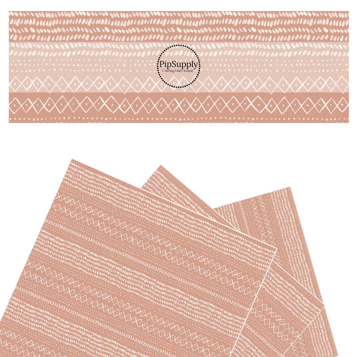 Bohemian Prints Faux Leather Sheets