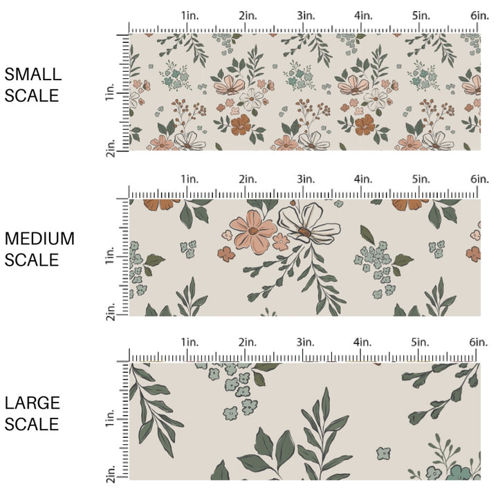 These summer pattern fabric by the yard features western floral patterns. This fun fabric can be used for all your sewing and crafting needs!