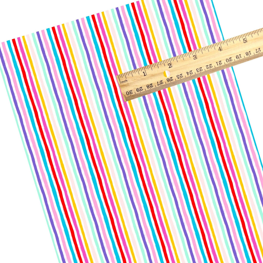 Tangled Lights Stripe Faux Leather Sheets