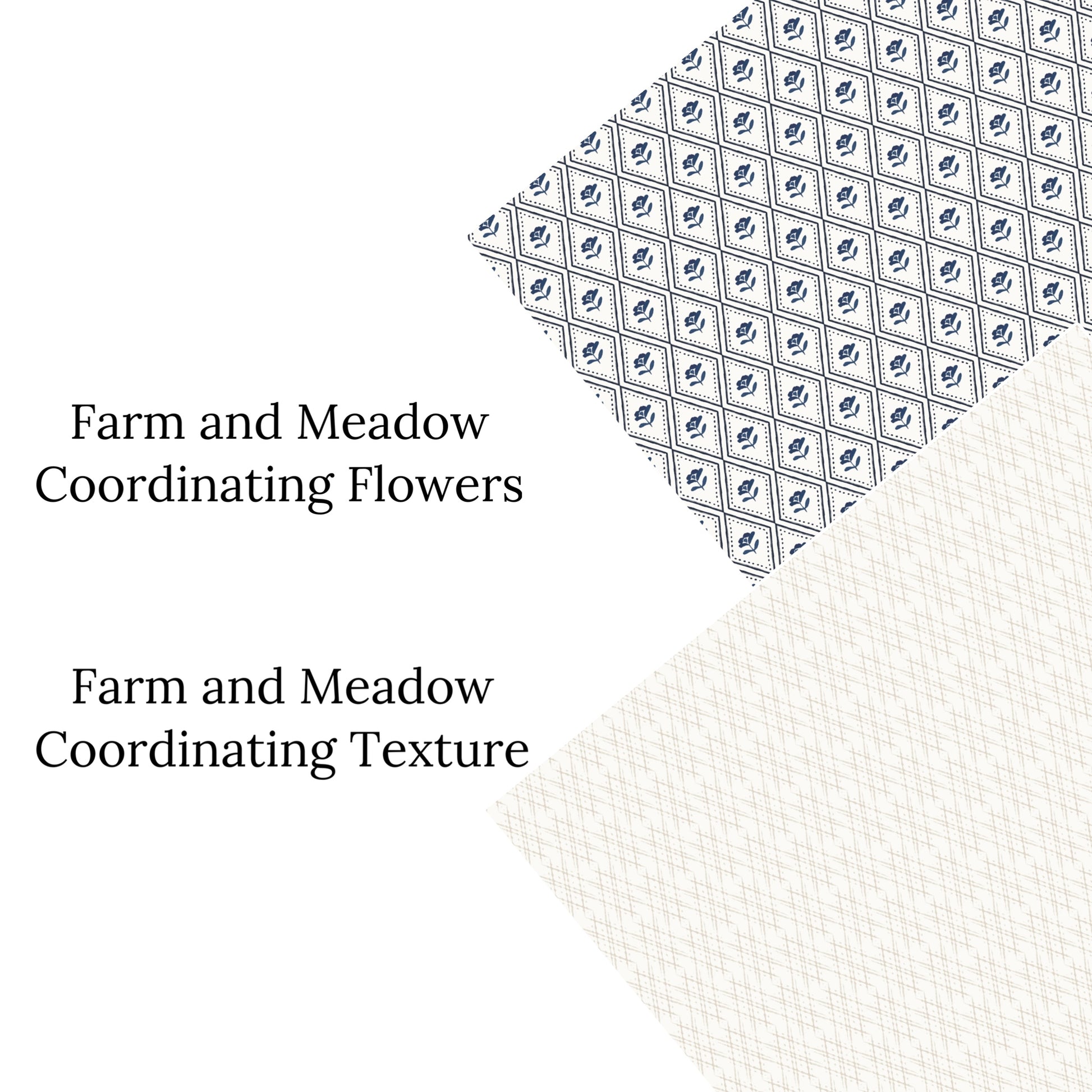 These spring and summer pattern fabric by the yard features farm and meadow patterns. This fun fabric can be used for all your sewing and crafting needs!