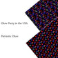 Glow Party in the USA Faux Leather Sheets