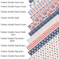 Yankee Doodle Flag Stripes Faux Leather Sheets