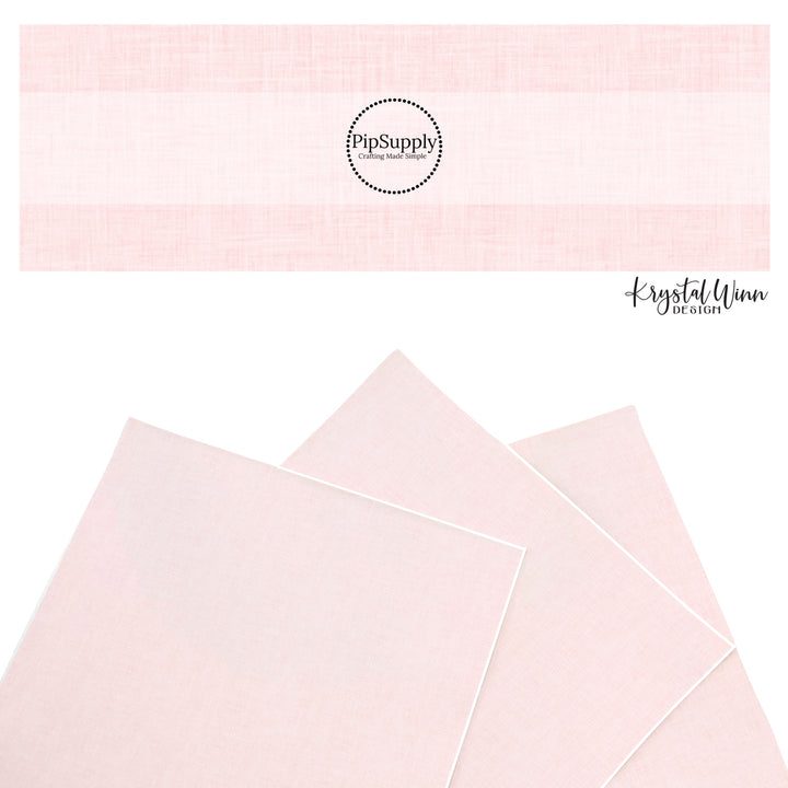 These winter faux leather sheets contain the following design elements: pink faux linen pattern. Our CPSIA compliant faux leather sheets or rolls can be used for all types of crafting projects.