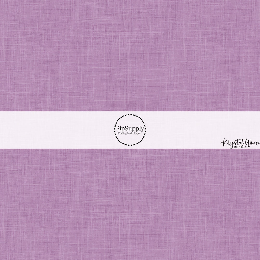 This winter fabric by the yard features the following design elements: purple faux linen pattern. This fun themed fabric can be used for all your sewing and crafting needs!