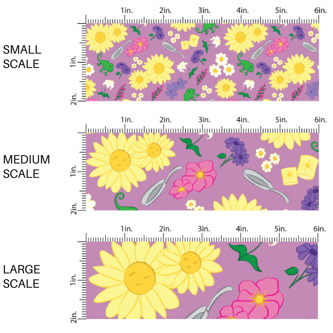 Floral Secret Tower Princess Fabric By The Yard