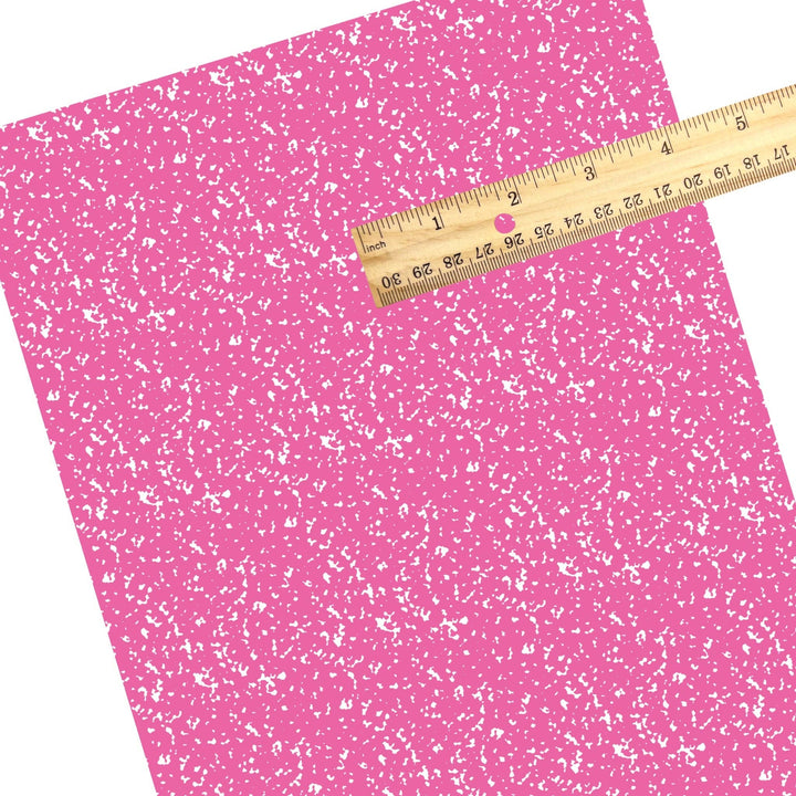 Bright Pink Composition Faux Leather Sheets