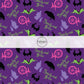 This magical adventure inspired fabric by the yard features the following design: "Beauty and Grace" sayings, castles, flowers, and birds on purple. This fun themed fabric can be used for all your sewing and crafting needs!