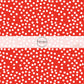 This 4th of July fabric by the yard features patriotic white dots on red. This fun patriotic themed fabric can be used for all your sewing and crafting needs!