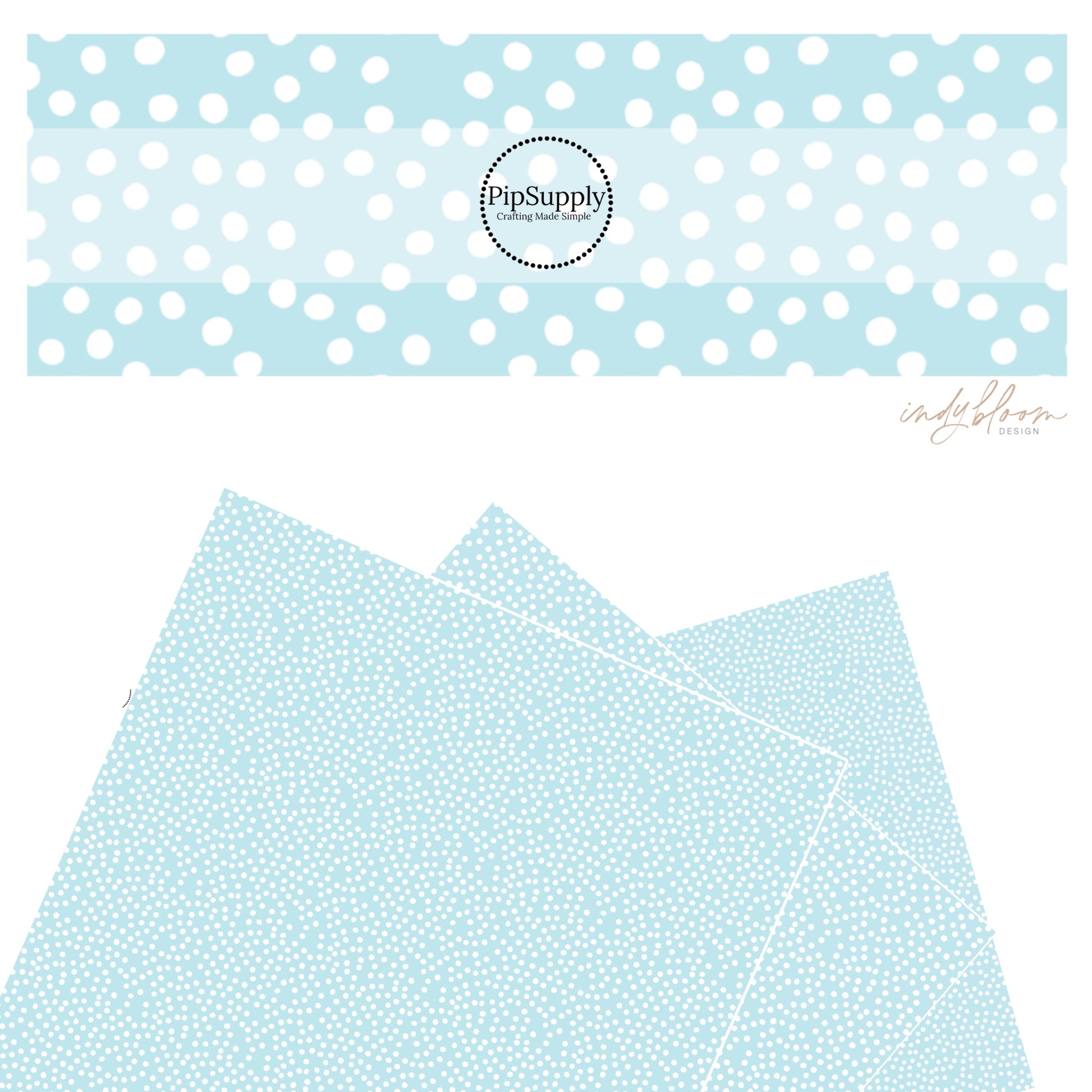 These 4th of July faux leather sheets contain the following design elements: patriotic white dots on blue. Our CPSIA compliant faux leather sheets or rolls can be used for all types of crafting projects.