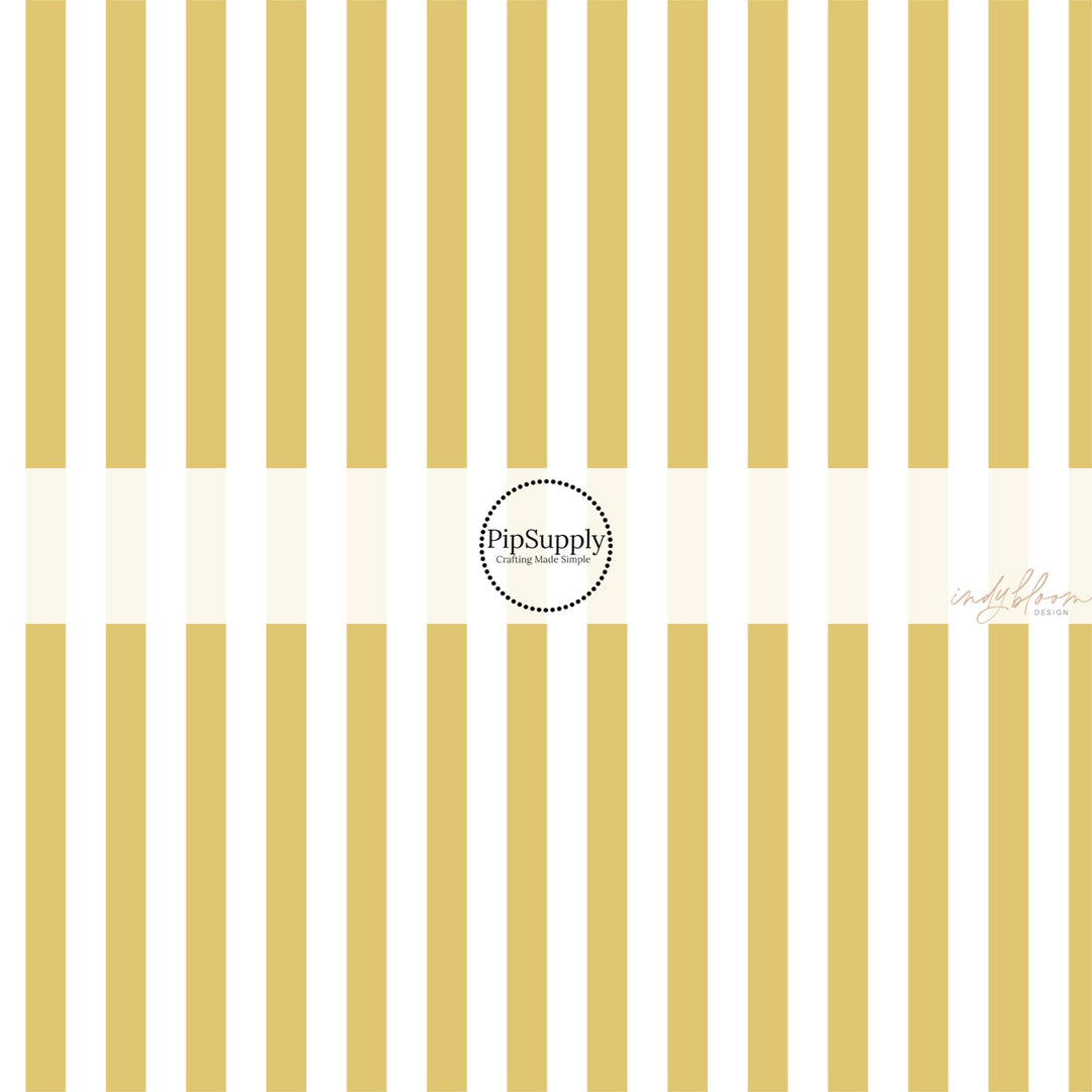 These spring fabric by the yard features golden stripe pattern. This fun pattern fabric can be used for all your sewing and crafting needs!