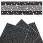 These Halloween themed pattern faux leather sheets contain the following design elements: stars and moons on black. Our CPSIA compliant faux leather sheets or rolls can be used for all types of crafting projects.