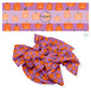 These Halloween themed no sew bow strips can be easily tied and attached to a clip for a finished hair bow. These fun floral patterned bow strips are great for personal use or to sell. These bow strips feature the following design elements: orange carved pumpkins.