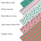 Ugly Sweater Party Pink Faux Leather Sheets