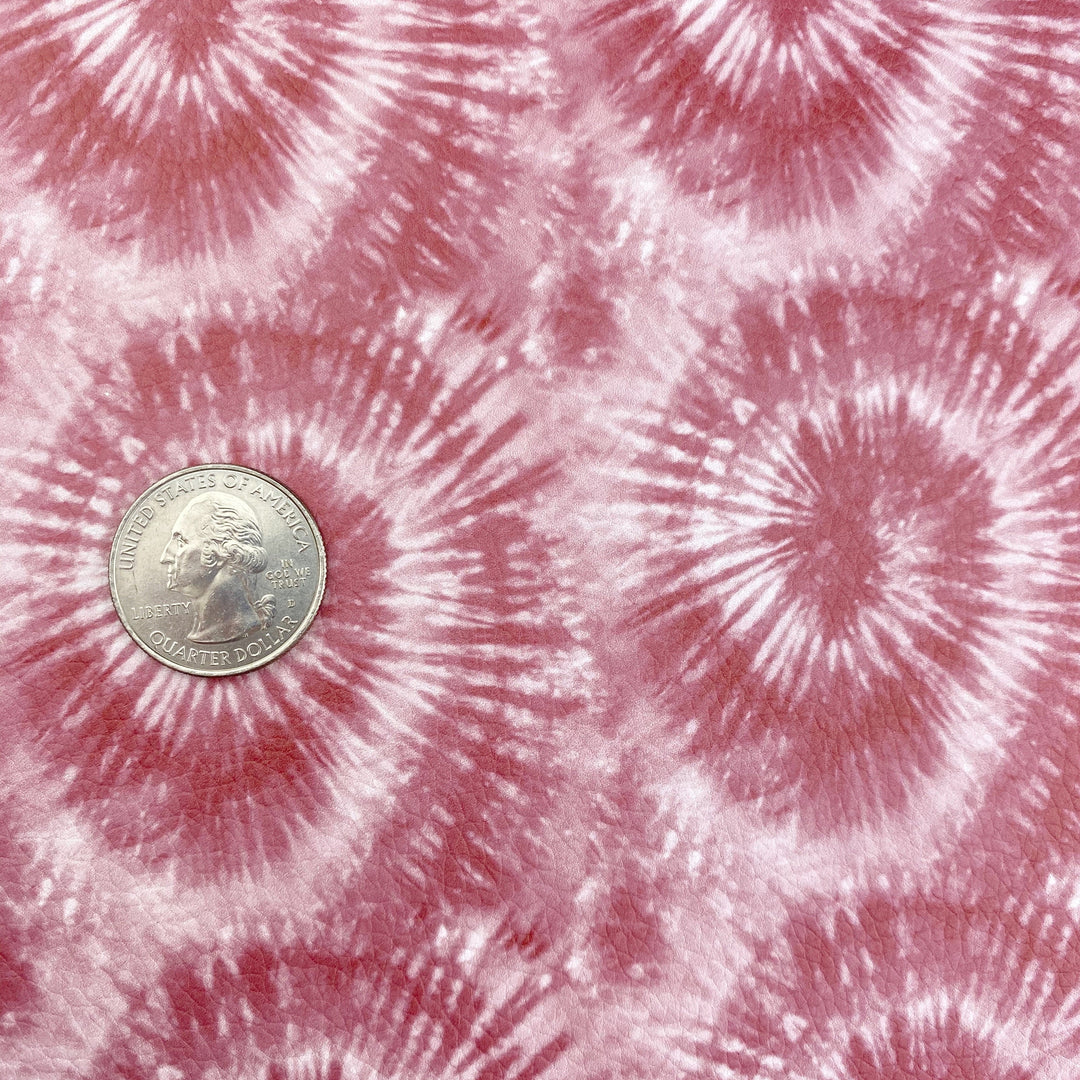 Brick Tie-Dye Vegan Leather