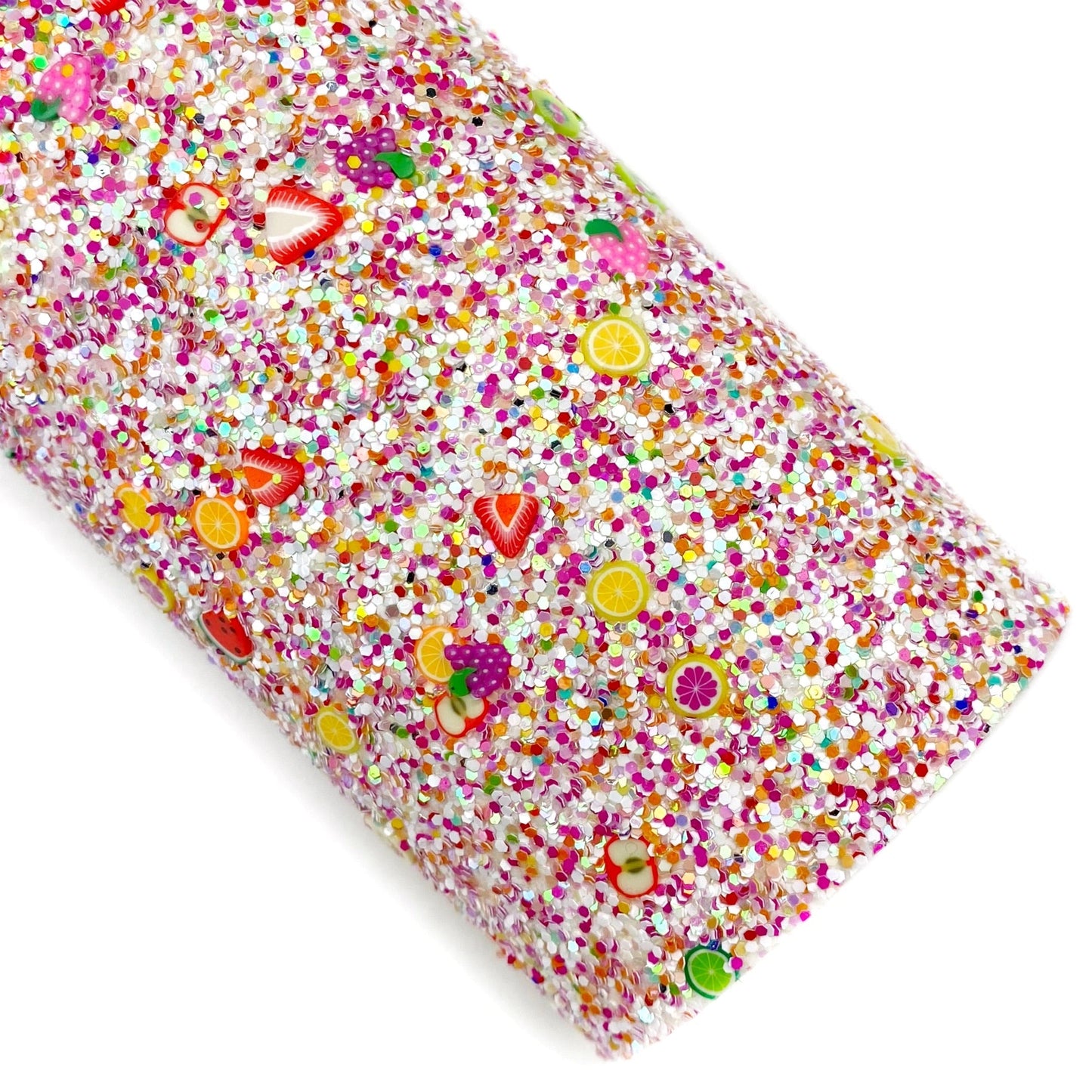 *SLIGHTLY FLAWED* Tutti Fruitti Pieces Glitter Faux Leather Sheets