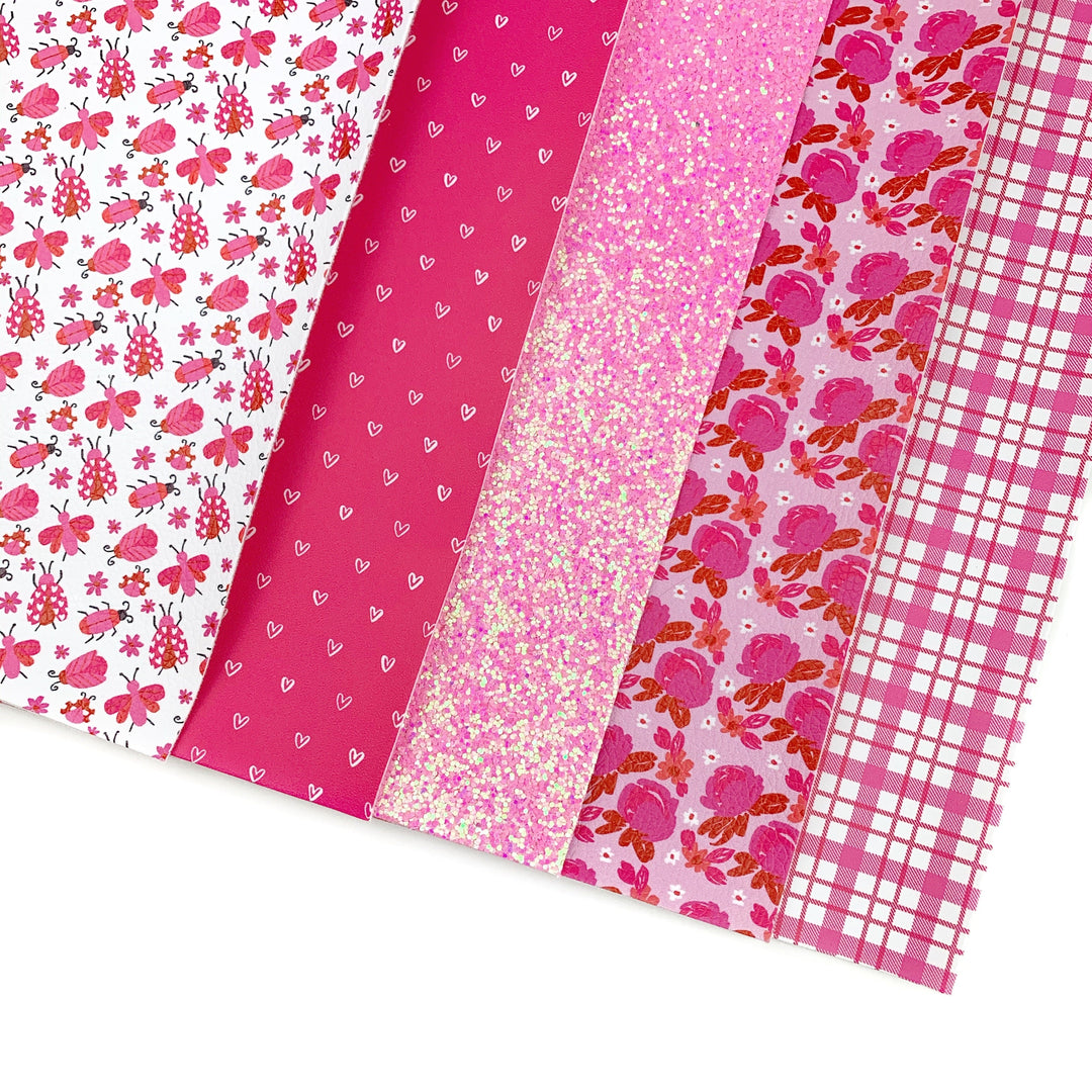 Perfectly Pink Floral Vegan Leather