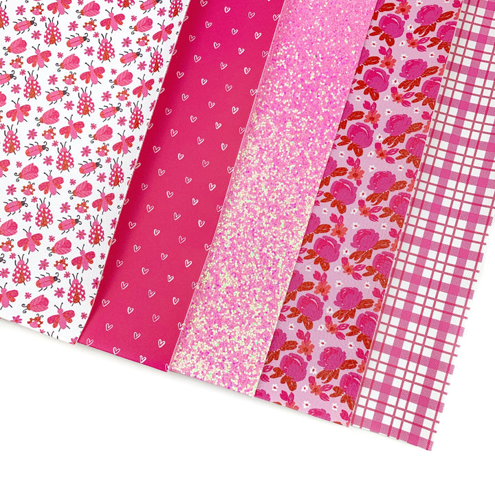 Perfectly Pink Floral Vegan Leather