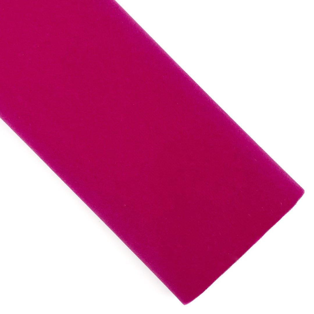 Magenta Velvet Vegan Leather Sheets