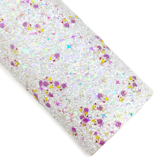 Unicorn Magic Pieces Chunky Glitter Faux Leather Sheets