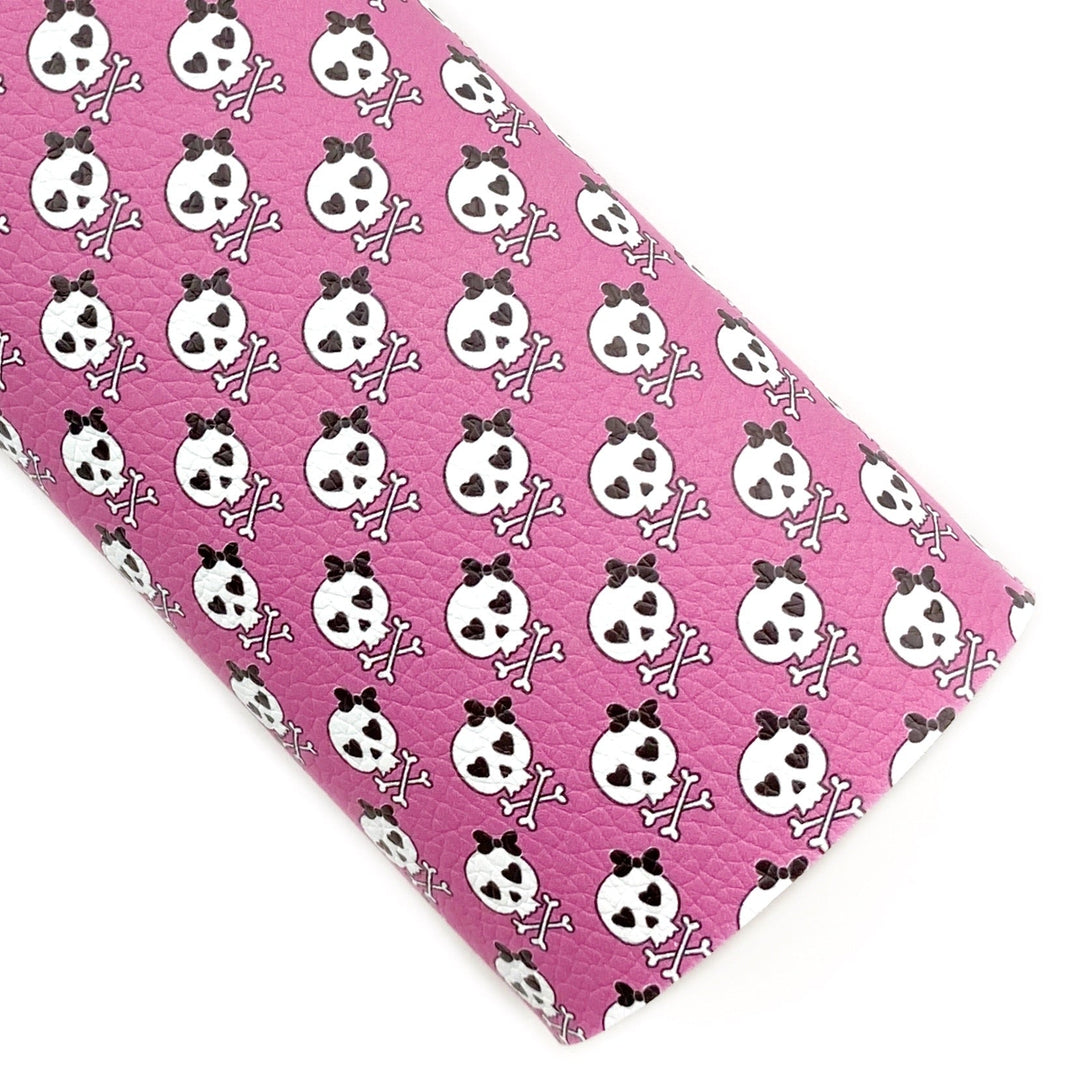 Skulls & Bows Vegan Leather