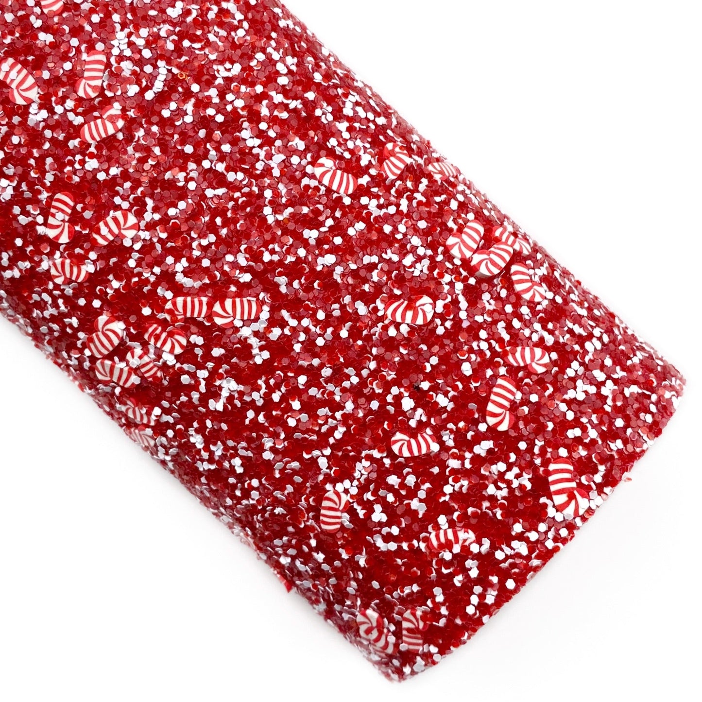 Candy Cane Pieces Chunky Glitter Sheet