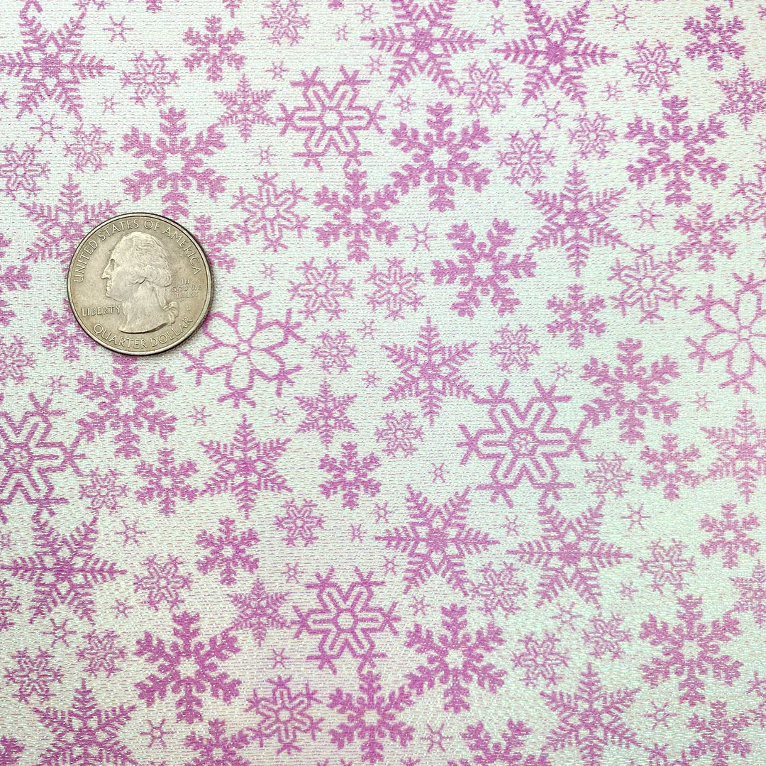 Sugarplum Snowflake Tulle Glitter Sheet