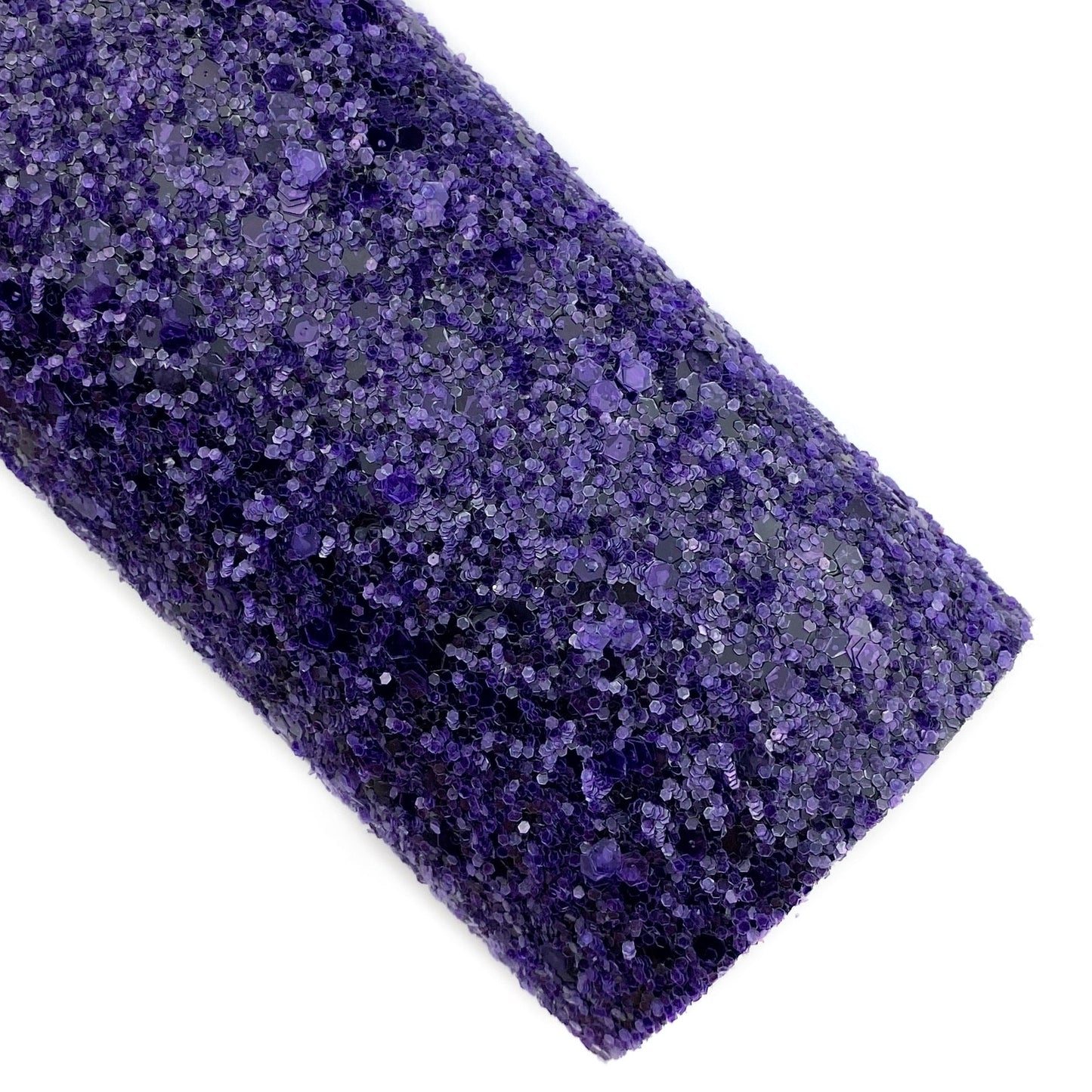 Deep Purple Jewel Glitter Faux Leather Sheets