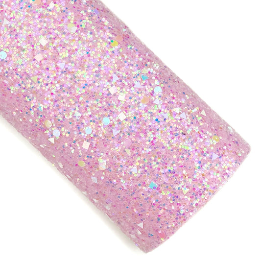 Ballet Dazzling Geometric Chunky Glitter Faux Leather Sheets