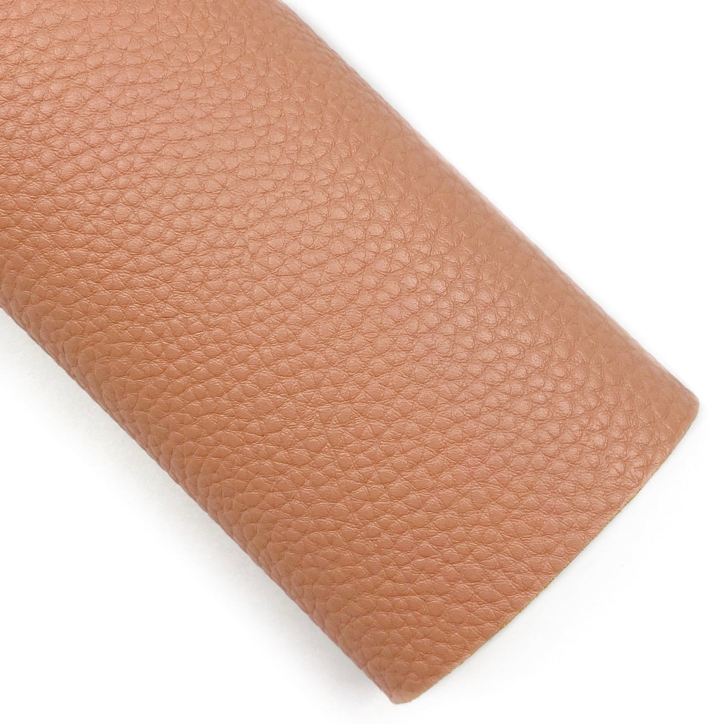 Terracotta Pebbled Vegan Leather Sheets