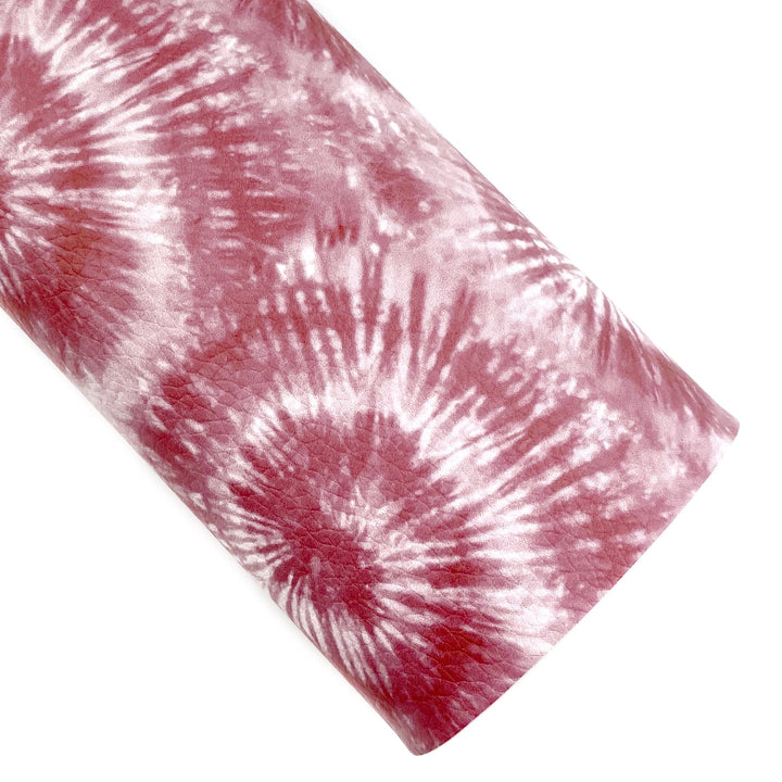 Brick Tie-Dye Vegan Leather