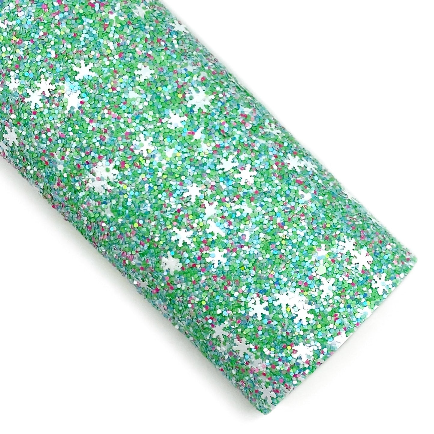 Wintermint Snowflake Glitter Sheet