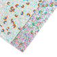 Happy Day Rainbow & Cloud Pieces Glitter Faux Leather Sheets