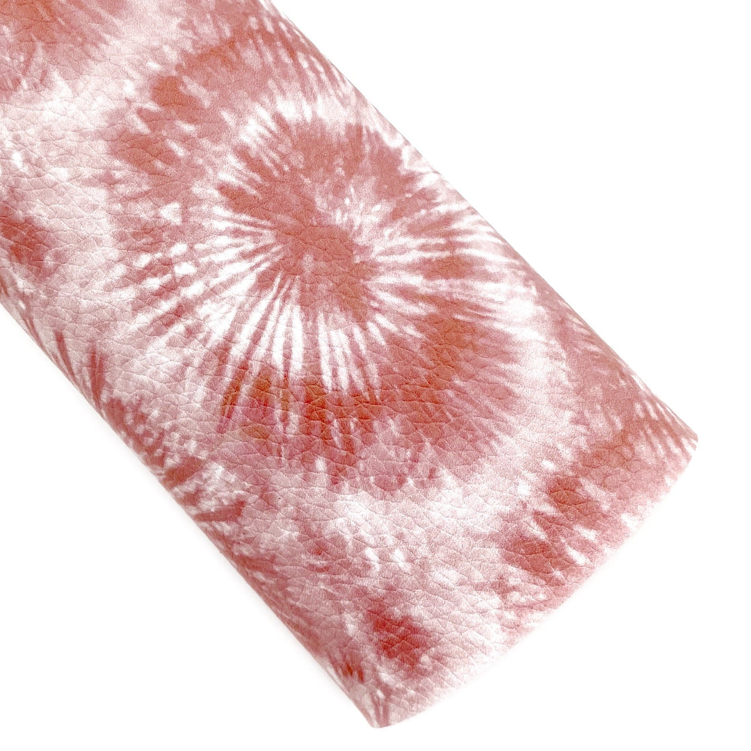 TerraCotta Tie-Dye Vegan Leather