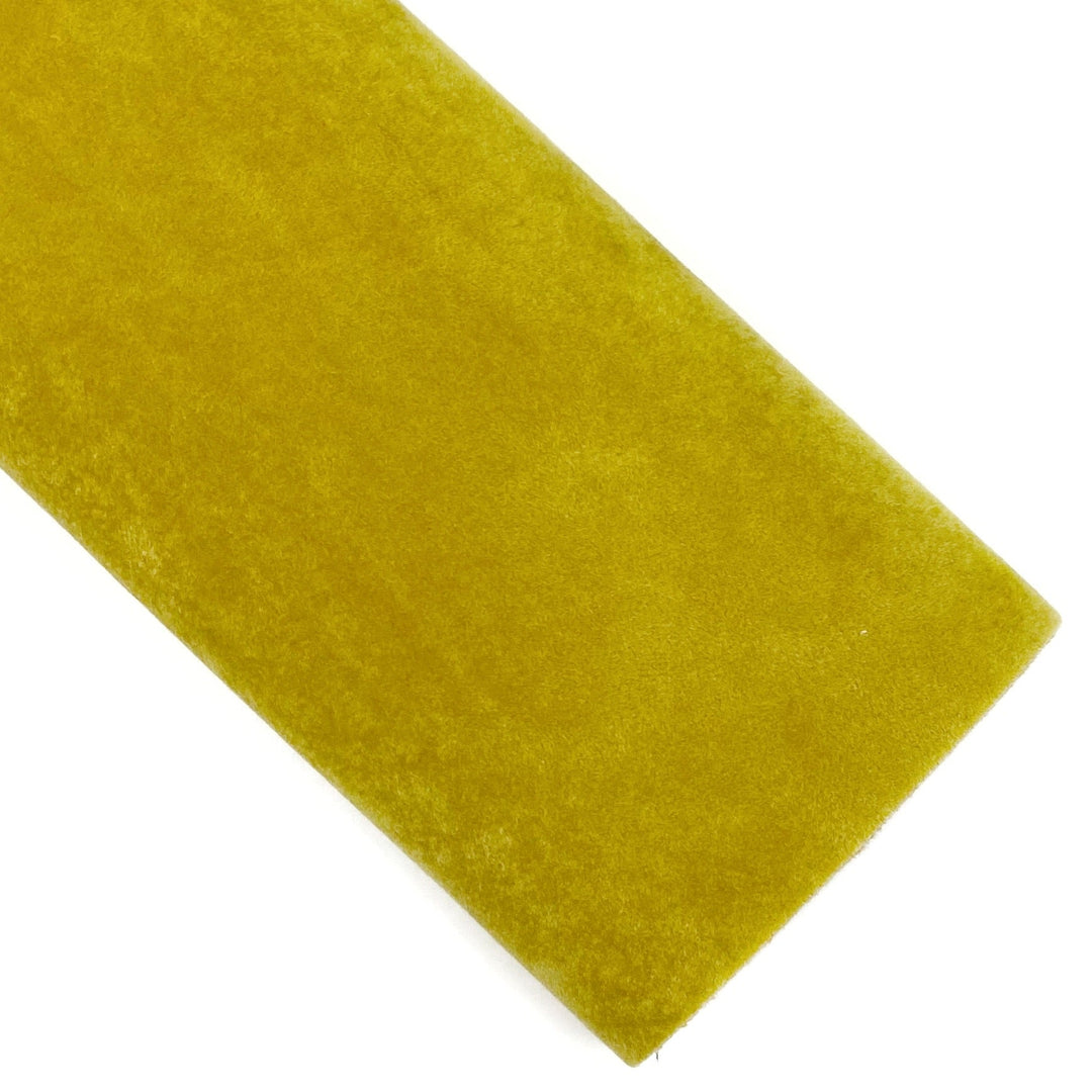 Mustard Velvet Vegan Leather Sheets