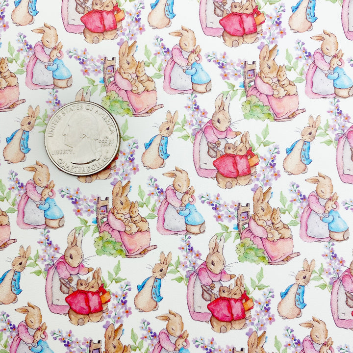 Peter Rabbit & Mum Vegan Leather