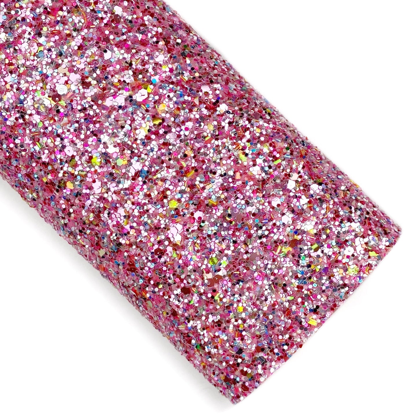 We Wear Pink Sprinkle Glitter Faux Leather Sheets