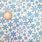 Blue Snowflake Tulle Glitter Sheet