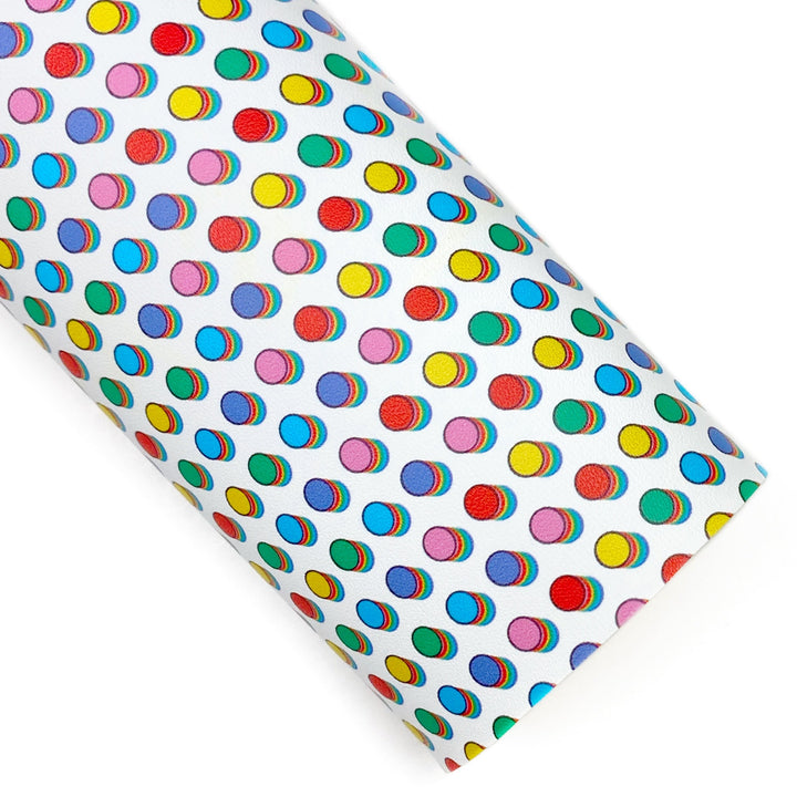 Retro Dots Vegan Leather