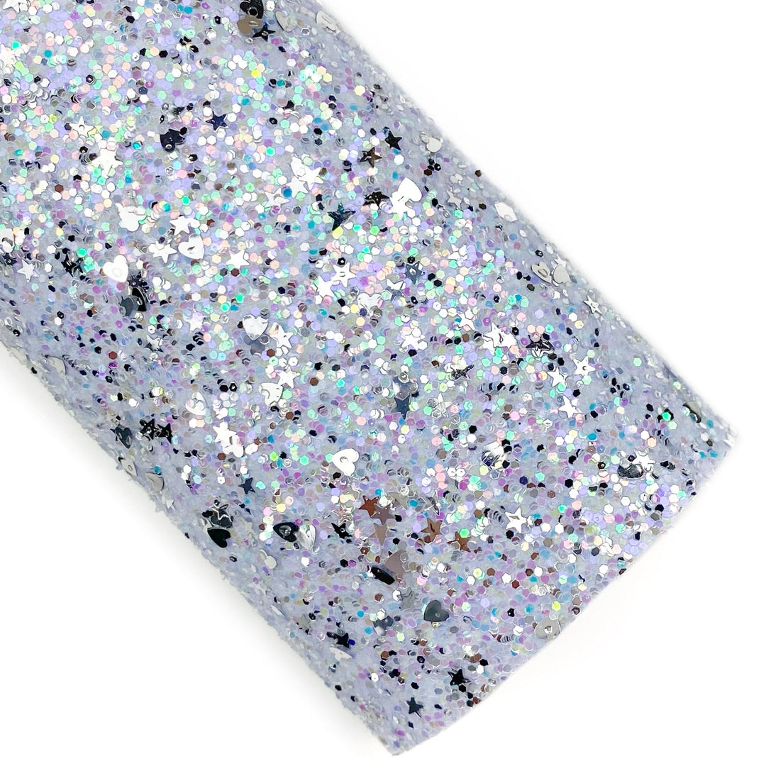 Light Purple Friendship Glitter Faux Leather Sheets