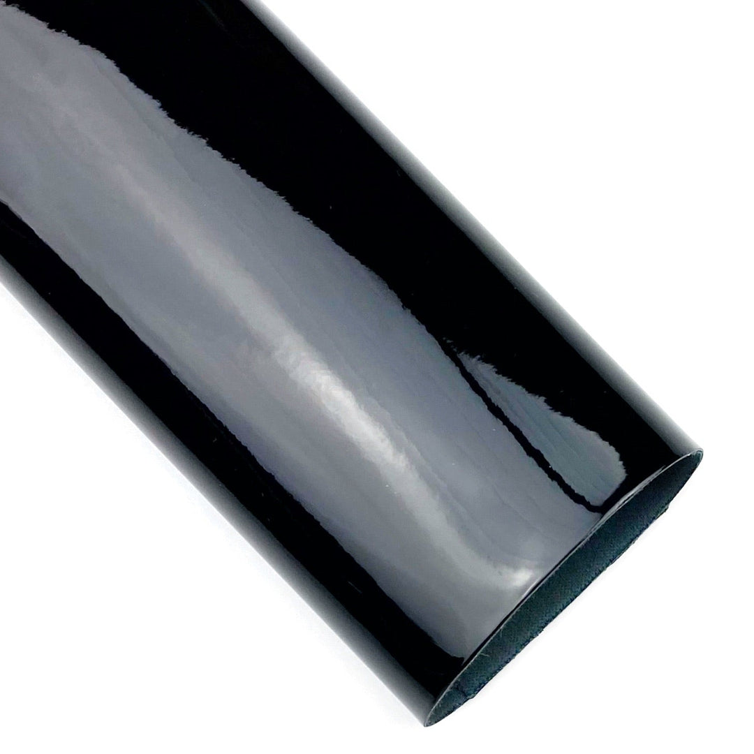 Black Mirror Patent Vegan Leather