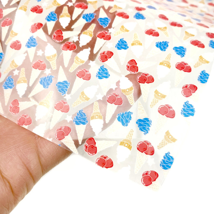 Patriotic Cones Jelly Vinyl