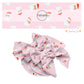 These Christmas Santa themed no sew bow strips can be easily tied and attached to a clip for a finished hair bow. These fun patterned bow strips are great for personal use or to sell. These bow strips feature the following design elements: Santa on pink.