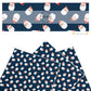 These Christmas Santa themed pattern faux leather sheets contain the following design elements: Santa on navy. Our CPSIA compliant faux leather sheets or rolls can be used for all types of crafting projects.