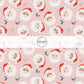 These Christmas Santa themed pattern fabric by the yard features the following design elements: Santa on pink. This fun themed fabric can be used for all your sewing and crafting needs!