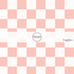 These checkered themed fabric by the yard features cream and light pink checkered pattern. This fun party themed fabric can be used for all your sewing and crafting needs! 