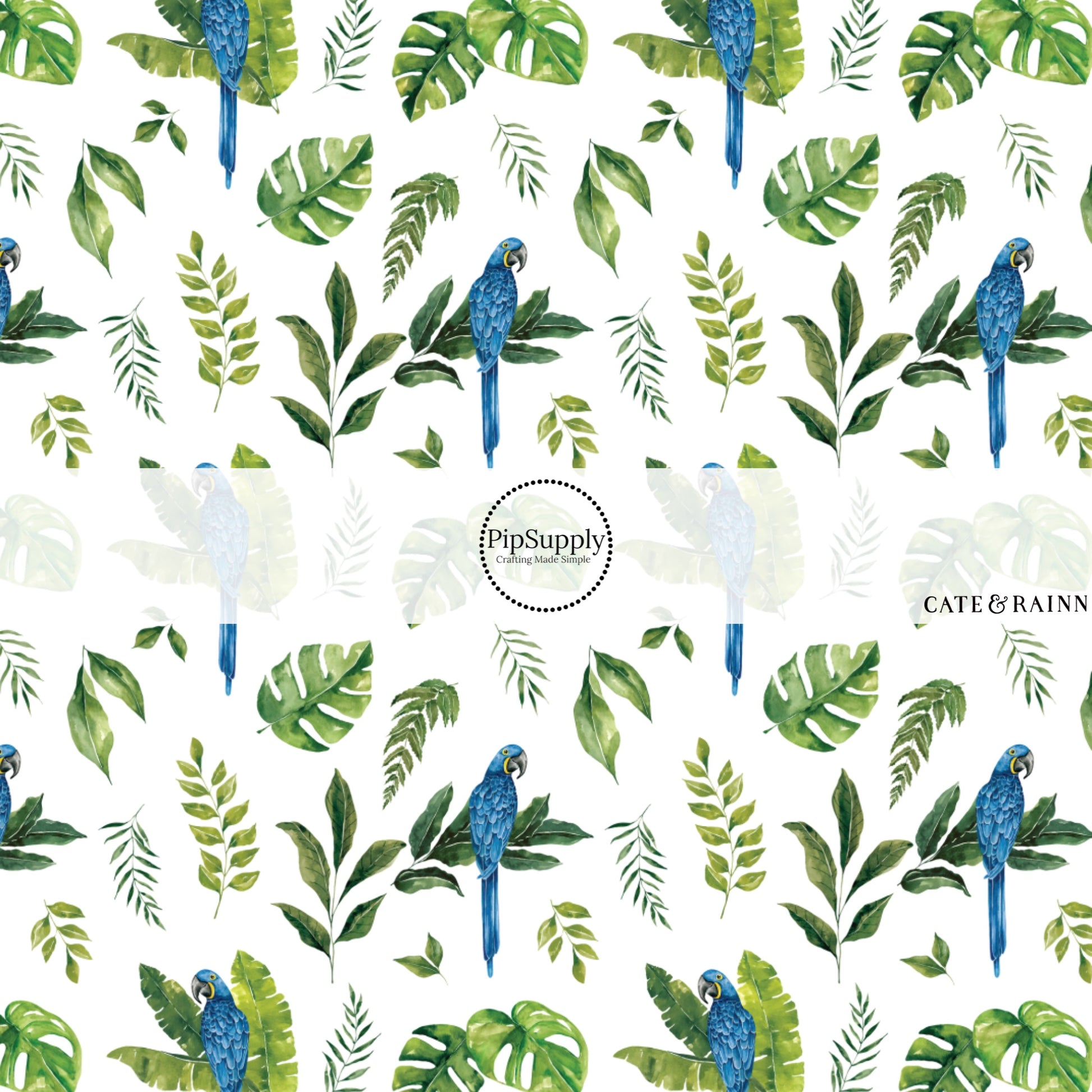 These jungle pattern faux leather sheets contain the following design elements: tropical jungle macaw. Our CPSIA compliant faux leather sheets or rolls can be used for all types of crafting projects.